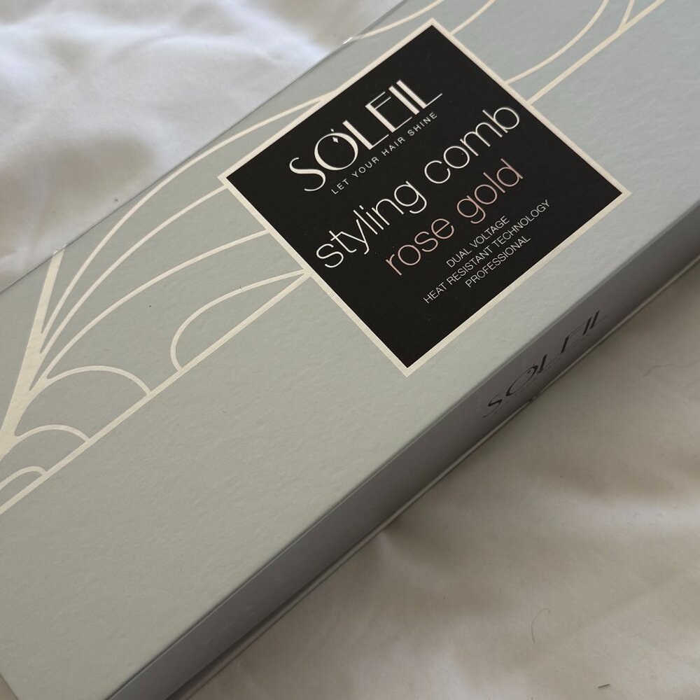 Soleil Styling Comb Rose Gold, New in Box